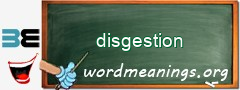 WordMeaning blackboard for disgestion